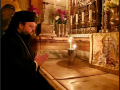 Mesajul emoționant al reprezentantului Patriarhiei Române la Locurile Sfinte, părintele arhimandrit Teofil Anăstăsoaie