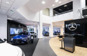Țiriac Auto a investit 850.000 de euro în noul showroom Mercedes-Benz București – concept MAR20X – „revistabiz.ro”