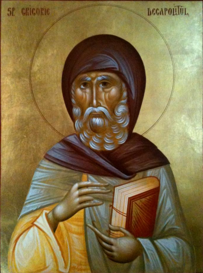 Înainte-prăznuirea Intrării în biserică a Maicii Domnului; †) Sf. Cuv. Grigorie Decapolitul