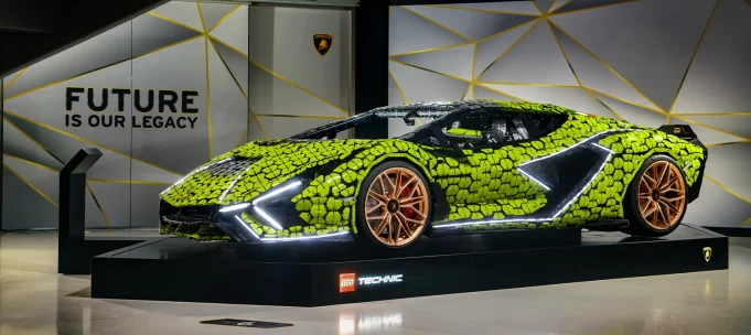 Un Lamborghini Sian din piese LEGO, prezentat la București și Cluj-Napoca – ”economica.net”