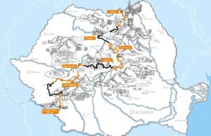 World’s Greatest Places 2024: Via Transilvanica (Romania) – ”Time Magazine” harta via transilvanica