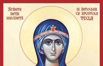 24 Septembrie: Sfânta Mare Muceniță, întocmai cu apostolii, Tecla sfanta mare mucenita,intocmai cu apostolii, tecla