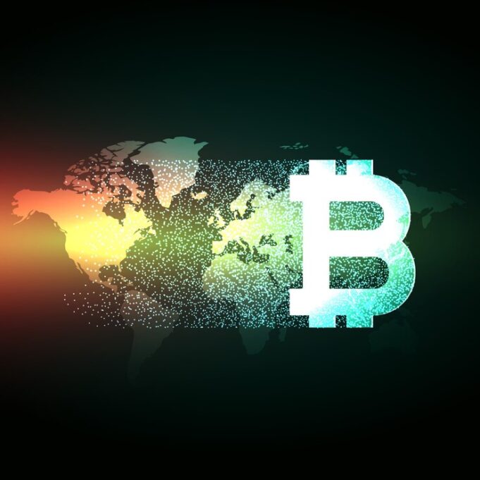 SEC (S.U.A.) aprobă listarea opțiunilor ”ETF bitcoin spot” aparținând BlackRock world map bitcoin