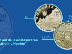 BNR lansează o monedă din aur cu tema 80 de ani de la desfăşurarea Operaţiunii „Neptun” moneda aur 80 ani de la operatiunea neptun