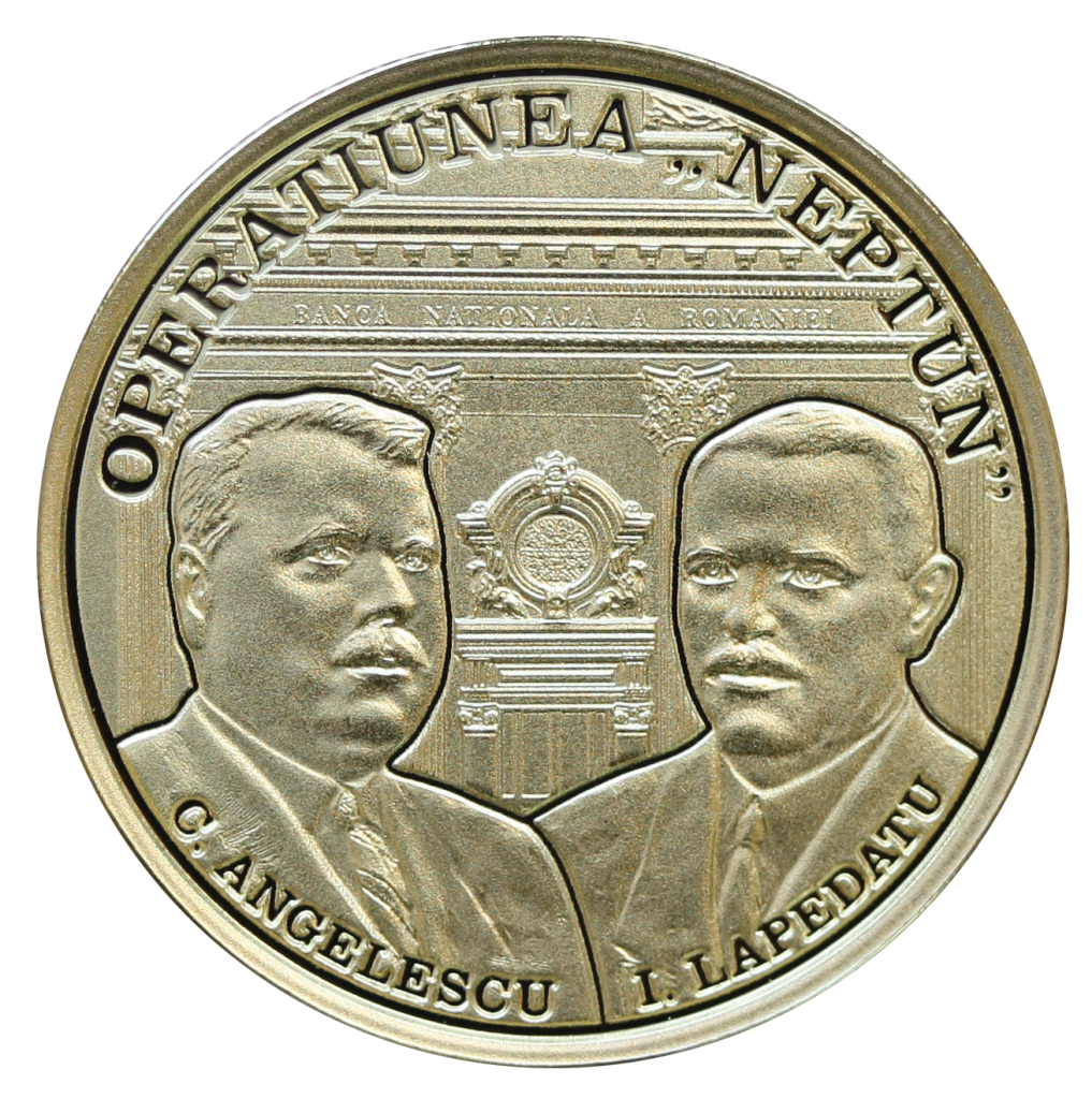 revers moneda aur, 80 ani de la operatiunea neptun
