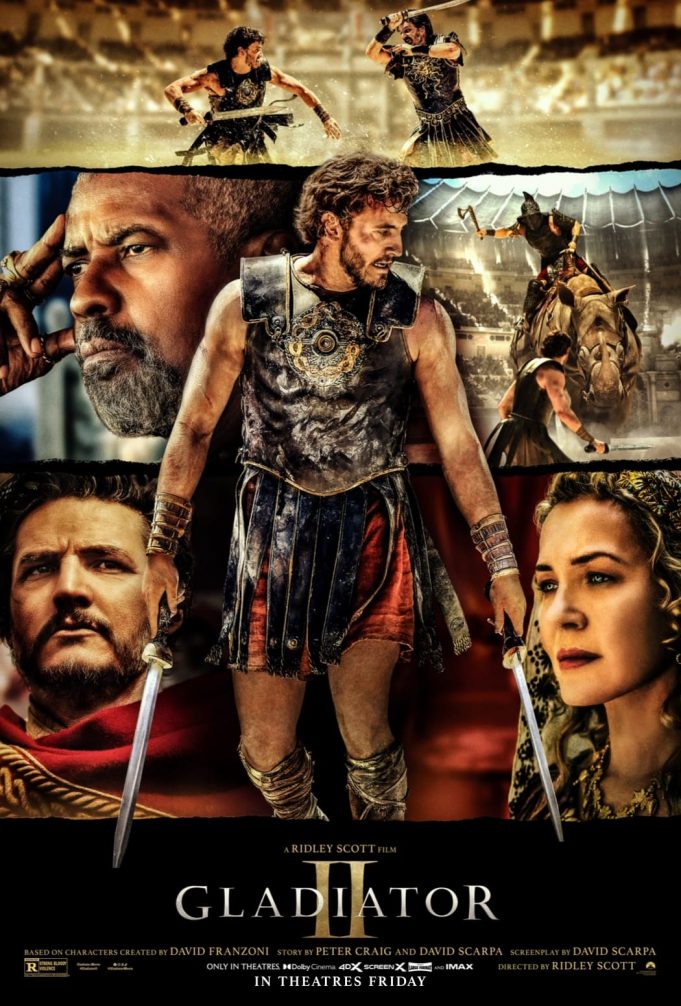 Filmul „Gladiatorul II” a debutat pe primul loc la box office-ul românesc de weekend gladiator II