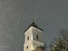(Foto) Mănăstirea Radu Vodă din București – la prima ninsoare din 2025 manastirea radu voda - prima ninsoare 2025