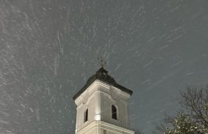 (Foto) Mănăstirea Radu Vodă din București – la prima ninsoare din 2025 manastirea radu voda - prima ninsoare 2025