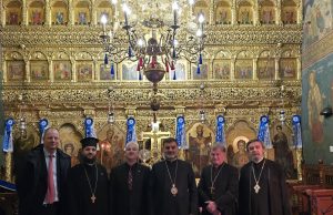 Delegatia Consiliului Mondial al Bisericilor din Austria ÖRKÖ, în vizită la Așezământul Românesc din Ierusalim ierusalim, pr. arhimandrit teofil anastasoaie