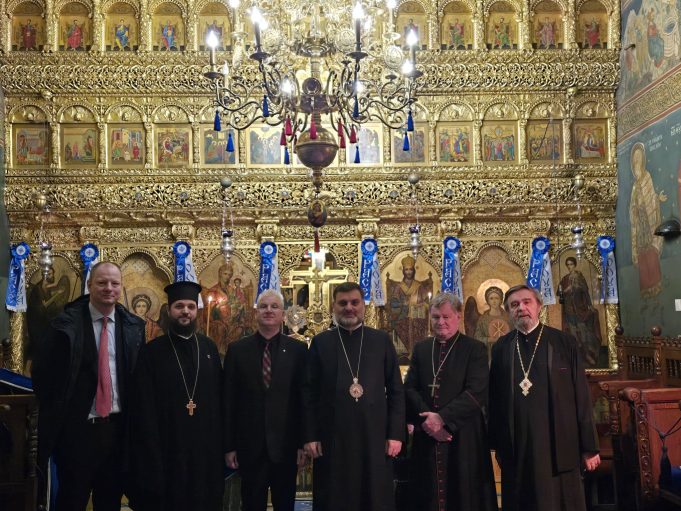 Delegatia Consiliului Mondial al Bisericilor din Austria ÖRKÖ, în vizită la Așezământul Românesc din Ierusalim ierusalim, pr. arhimandrit teofil anastasoaie