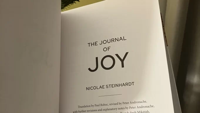 ”The Journal of Joy”/”Jurnalul Fericirii” – o nouă ediție în limba engleză the journal of joy - nicolae steninhardt