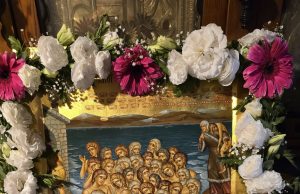 Sărbătorirea Sfinților 40 de Mucenici în Biserica Sfântului Mormânt din Ierusalim