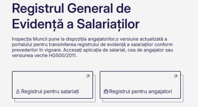 Noul sistem ”REGES-ONLINE” – Registrul general de evidență a salariaților reges