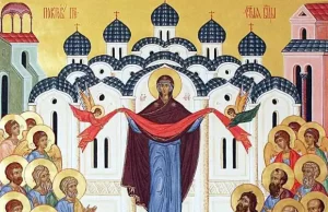 1 octombrie – Praznicul Acoperământului Maicii Domnului. Maica Luminii își întinde vălul ocrotitor peste lume