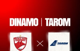 Dinamo anunță parteneriatul cu TAROM