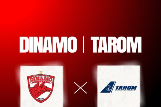 Dinamo anunță parteneriatul cu TAROM
