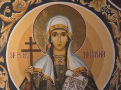 24 iulie: Sfânta Mare Muceniță Hristina (Cristina), fecioara care și-a închinat viața lui Hristos