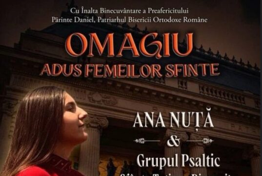 Concert dedicat femeilor sfinte, organizat la Palatul Patriarhiei din București